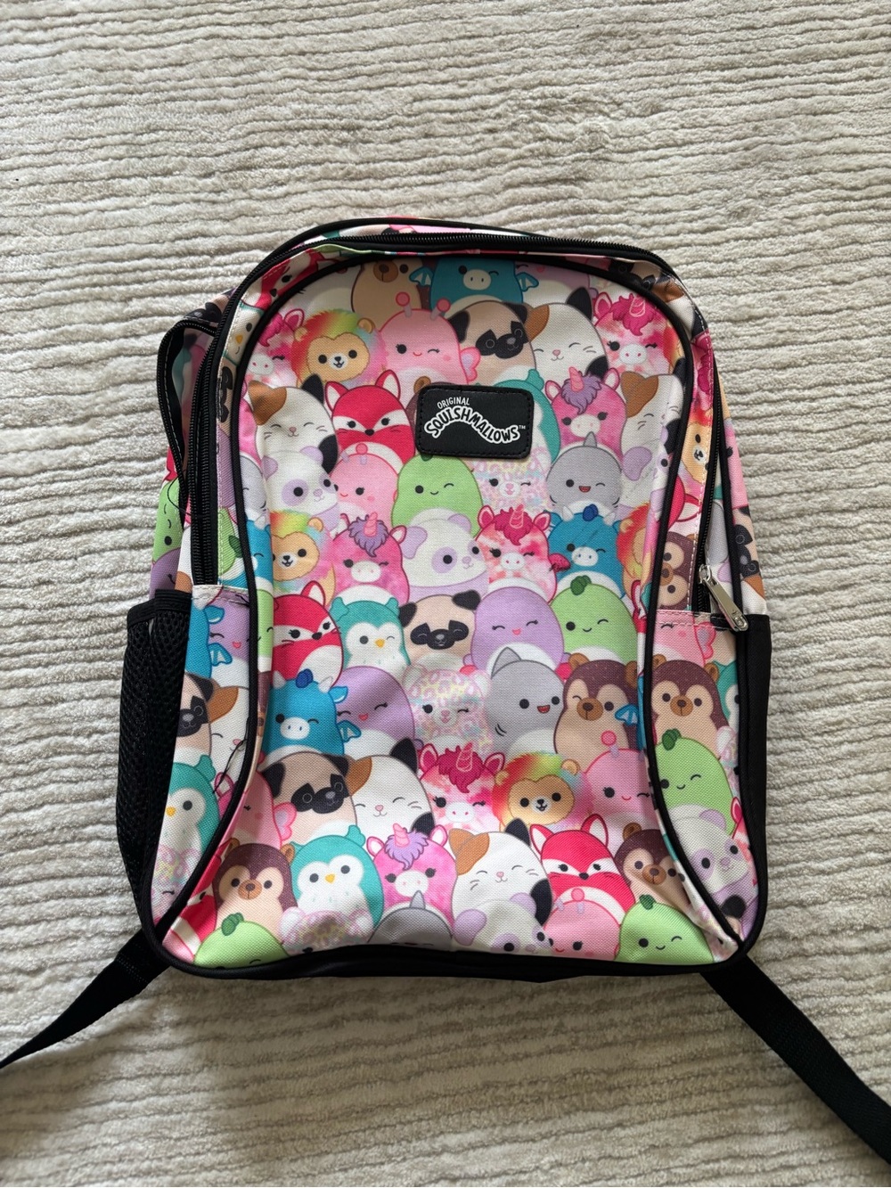 Squishmallows Kids' Plush Character Backpack - Multicolor